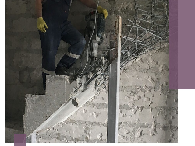 Демонтаж металлических и бетонных лестниц в Симферополе