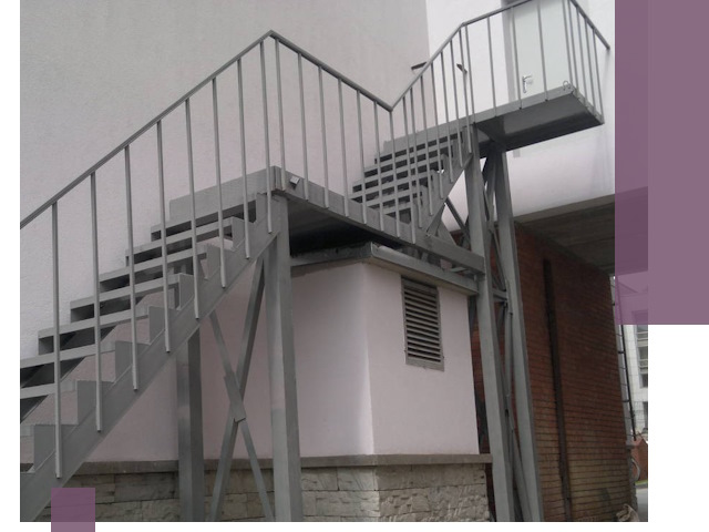 Монтаж пожарных лестниц под ключ в Симферополе с гарантией качества