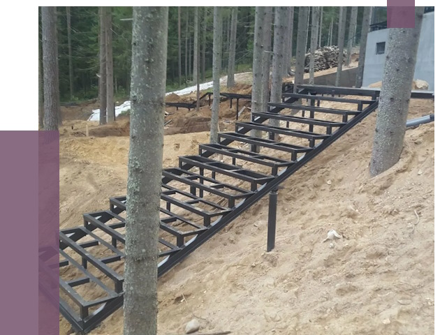 Монтаж металлических лестниц в Симферополе от 13763 руб. 