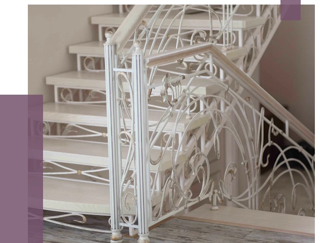 Изготовление кованых лестниц на заказ в Симферополе от 88290 руб. | ПРОЛЁТ-Сим