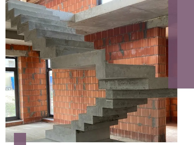 Изготовление бетонных лестниц под ключ в Симферополе