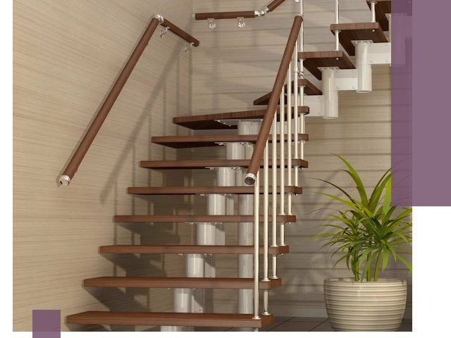 Изготовление модульных лестниц под ключ в Симферополе