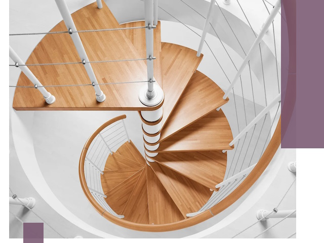 Изготовление винтовых лестниц под ключ в Симферополе