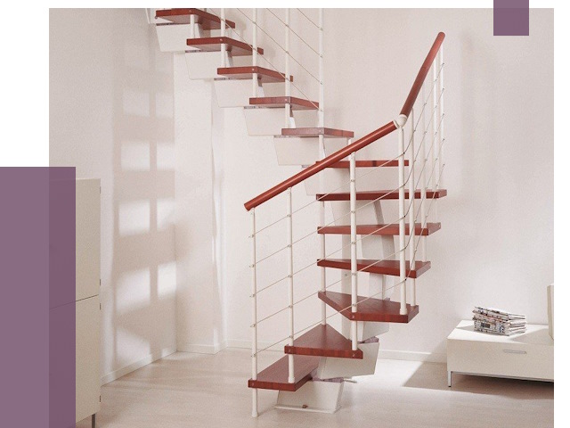 Изготовление лестниц на больцах в Симферополе от 9868 руб. | ПРОЛЁТ-Сим