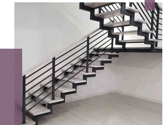 Лестницы на металлокаркасе под ключ в Симферополе от 12984 руб. | ПРОЛЁТ-Сим