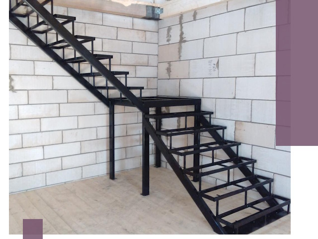 Лестницы на металлокаркасе под ключ в Симферополе — изготовление и монтаж