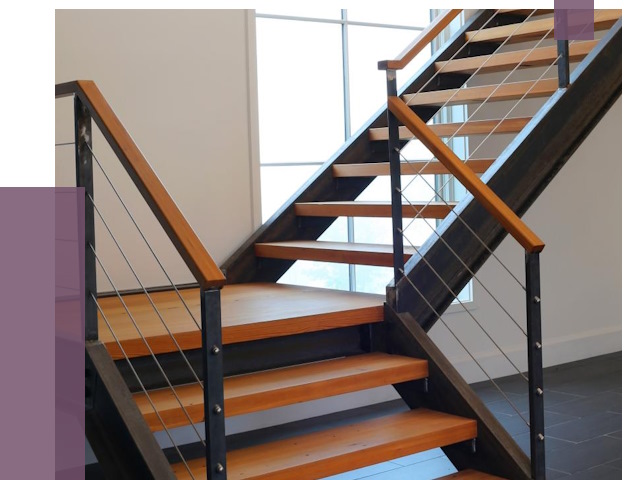 Изготовление лестниц на металлокаркасе в Симферополе от 19216 руб. | ПРОЛЁТ-Сим