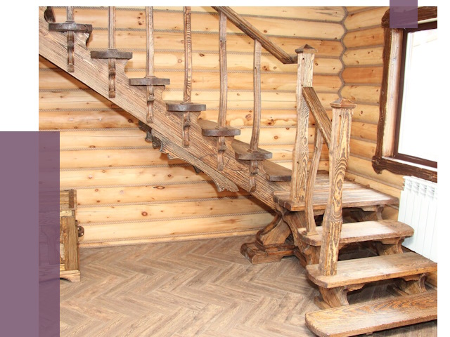 Лестницы в баню в Симферополе от 19424 руб. — изготовление | ПРОЛЁТ-Сим