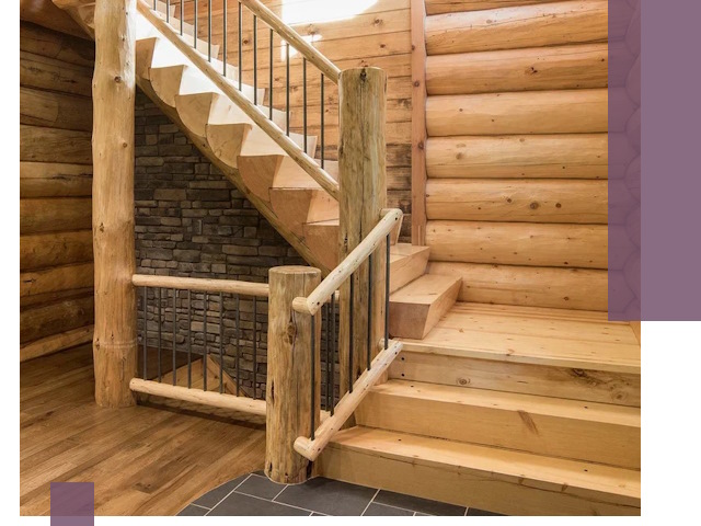 Лестницы в баню под заказ и профессиональный монтаж в Симферополе