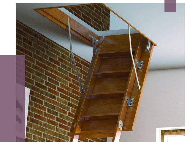 Установка чердачной лестницы в Симферополе от 7946 руб. | ПРОЛЁТ-Сим