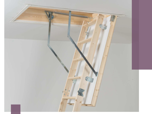 Установка чердачной лестницы под ключ в Симферополе