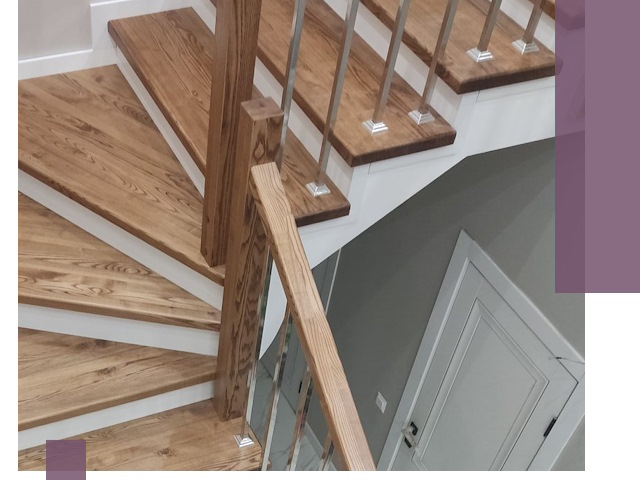 Обшивка металлических лестниц под ключ в Симферополе