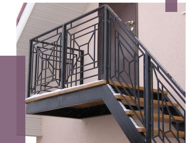 Металлические перила в Симферополе от 4363 руб.  | ПРОЛЁТ-Сим