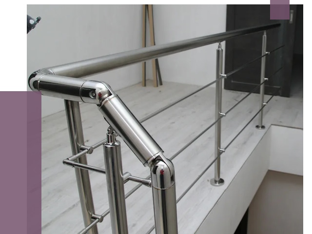 Перила из нержавеющей стали в Симферополе от 9141 руб. под ключ | ПРОЛЁТ-Сим