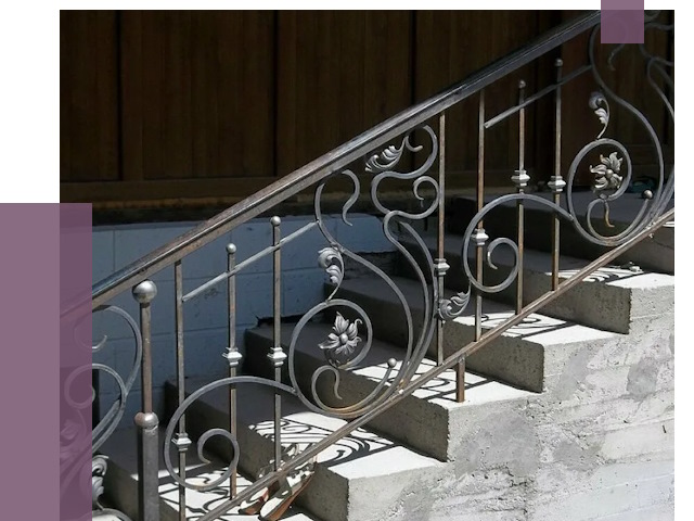 Кованые перила в Симферополе от 8829 руб. под ключ — качество от ПРОЛЁТ-Сим