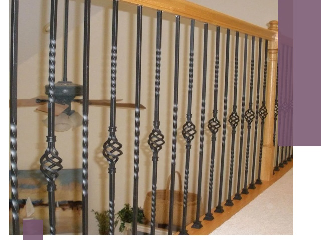 Изготовление и монтаж кованных перил в Симферополе под ключ
