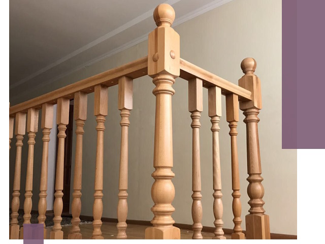 Деревянные перила на заказ в Симферополе: монтаж и изготовление