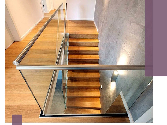 Перила для лестницы в доме — изготовление и монтаж в Симферополе