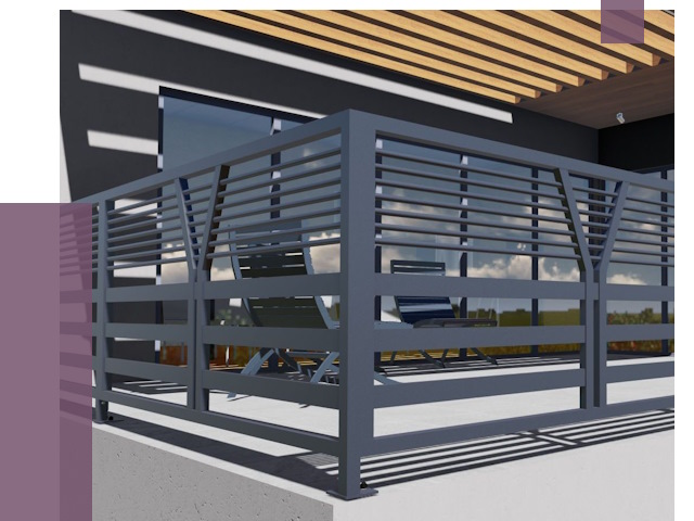 Изготовление балконных ограждений в Симферополе от 10906 руб. | ПРОЛЁТ-Сим