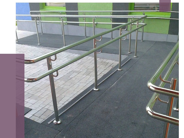 Ограждения пандусов в Симферополе от 4414 руб. монтаж | ПРОЛЁТ-Сим