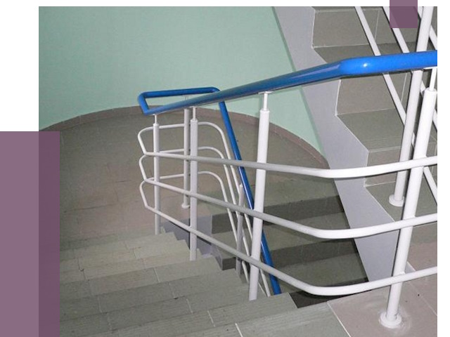 Перила в подъезде в Симферополе — установка и замена от 7531 руб. | ПРОЛЁТ-Сим