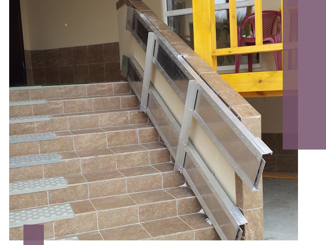 Откидные пандусы под ключ в Симферополе — монтаж и демонтаж