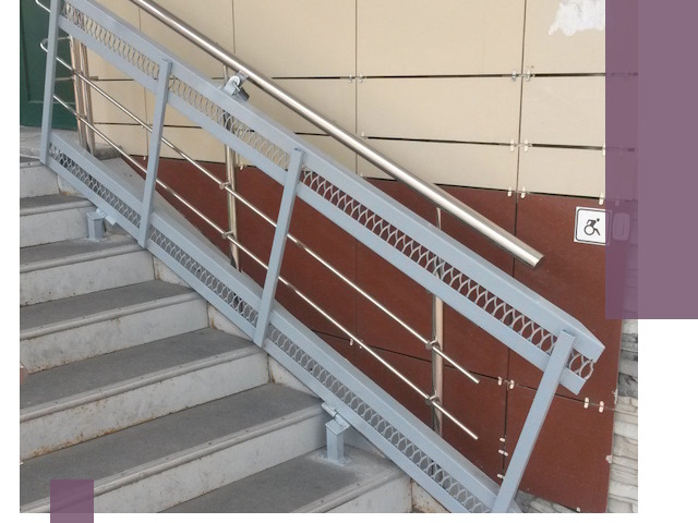 Изготовление откидных пандусов под ключ в Симферополе