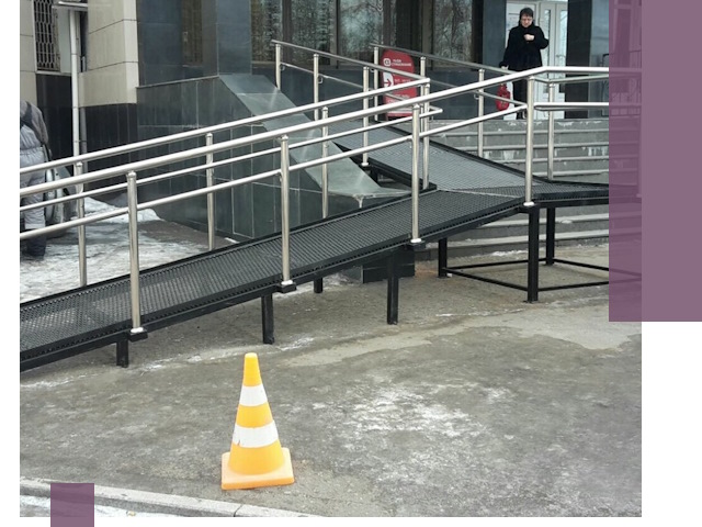 Стационарные пандусы под ключ в Симферополе — изготовление и монтаж