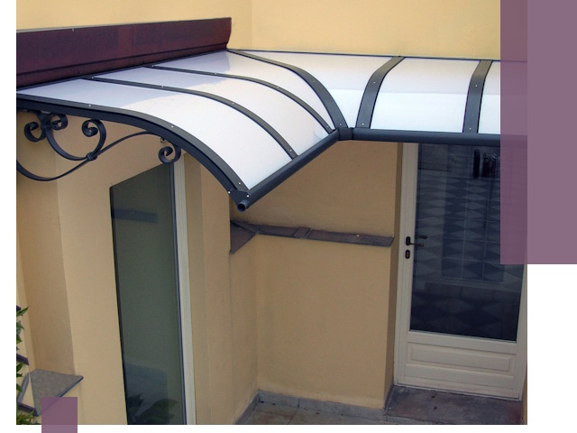 Монтаж козырьков любой сложности в Симферополе под ключ