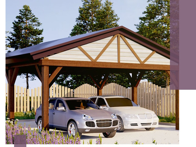 Навесы для автомобиля в Симферополе — изготовление и монтаж