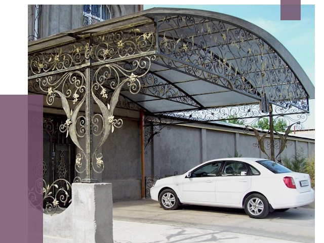 Кованые навесы в Симферополе от 14801 руб. | ПРОЛЁТ-Сим
