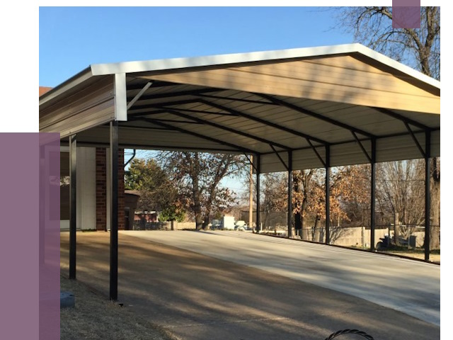 Двускатные навесы в Симферополе от 8154 руб.  | ПРОЛЁТ-Сим