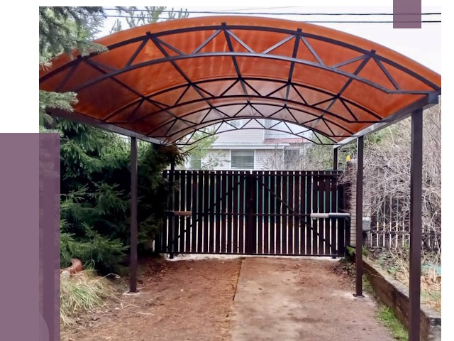 Арочные навесы в Симферополе от 12932 руб. — изготовление и монтаж | ПРОЛЁТ-Сим