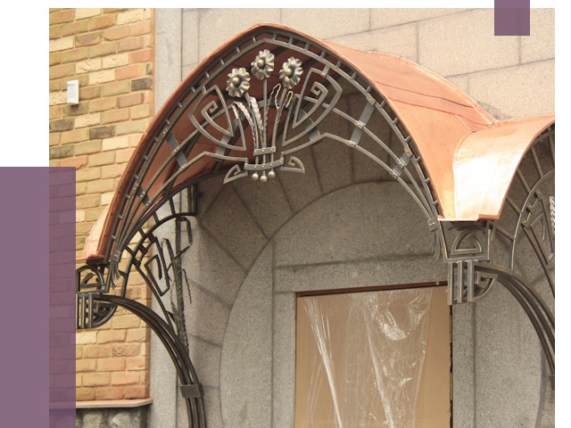 Арочные козырьки в Симферополе от 14801 руб. 