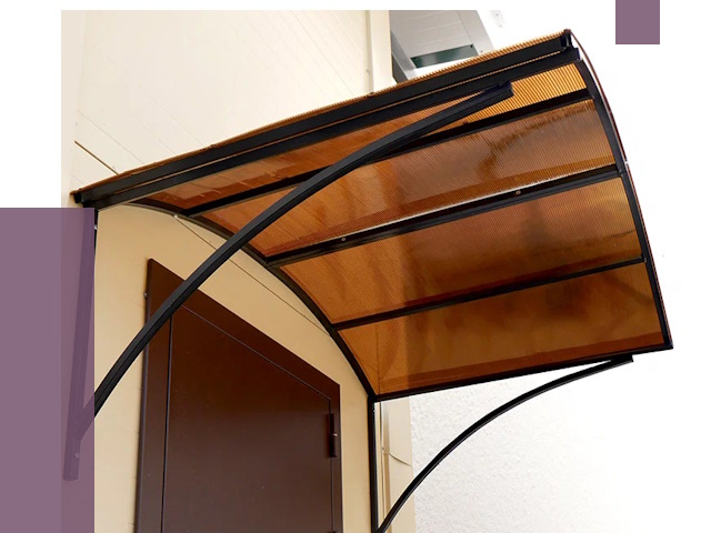 Недорогие козырьки в Симферополе от 7707 руб.  | ПРОЛЁТ-Сим