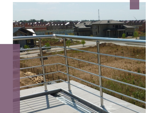 Парапеты из нержавеющей стали в Симферополе от 8102 руб. за м² | ПРОЛЁТ-Сим