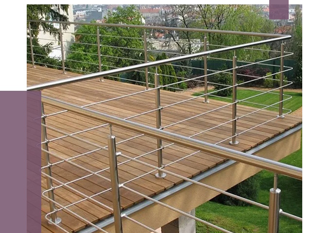 Алюминиевые парапеты в Симферополе под ключ от 7894 руб. 