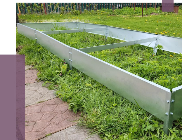 Металлические бордюры для грядок в Симферополе от 1818 руб.