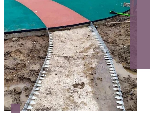 Металлические бордюры для дорожек в Симферополе — монтаж и изготовление