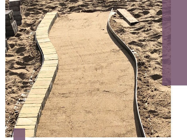 Металлические бордюры для тротуаров в Симферополе — прочные и долговечные