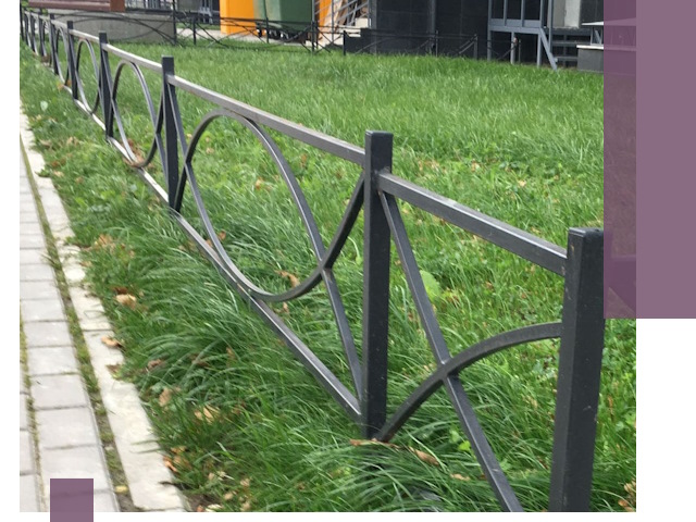 Газонные ограждения из металла в Симферополе — монтаж и продажа