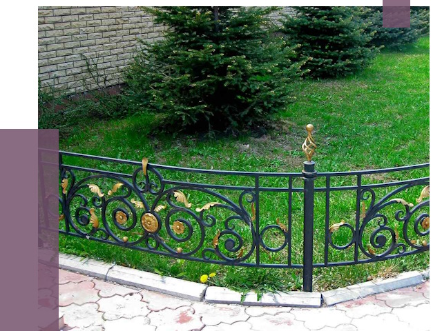 Кованые газонные ограждения в Симферополе от 7738 руб. — ПРОЛЁТ-Сим