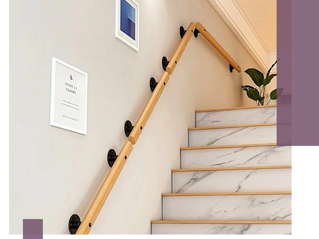 Поручни металлические и деревянные под ключ в Симферополе