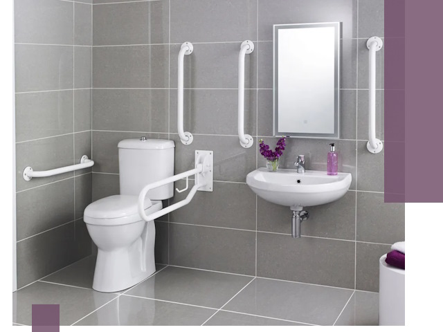 Поручни для санузлов в Симферополе: установка, ремонт и монтаж