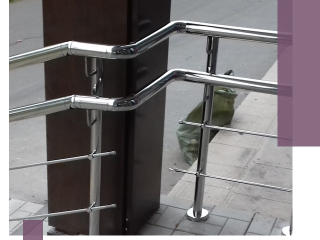 Монтаж поручней из нержавеющей стали в Симферополе качественно и быстро